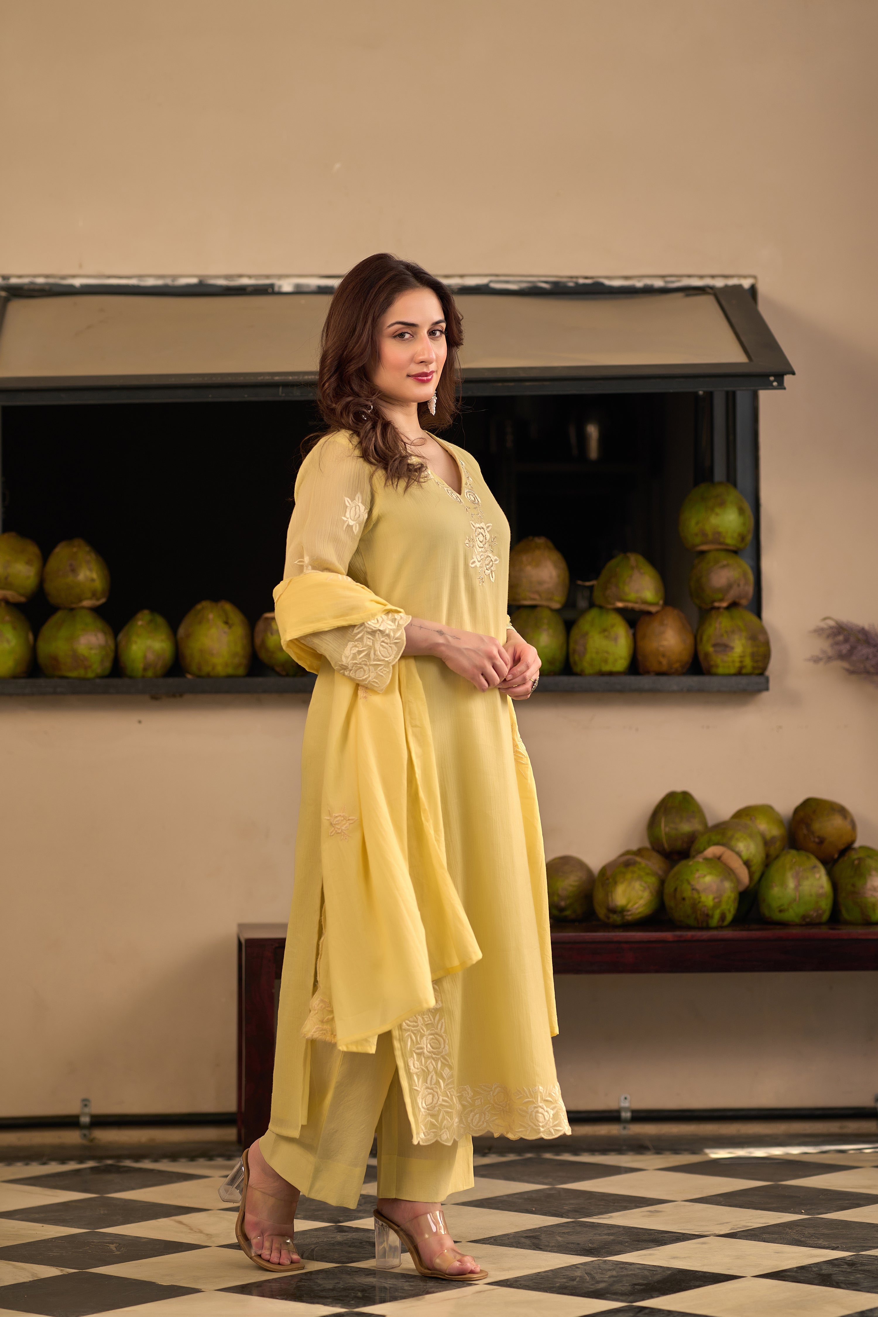 Lemon Petal Suit Set