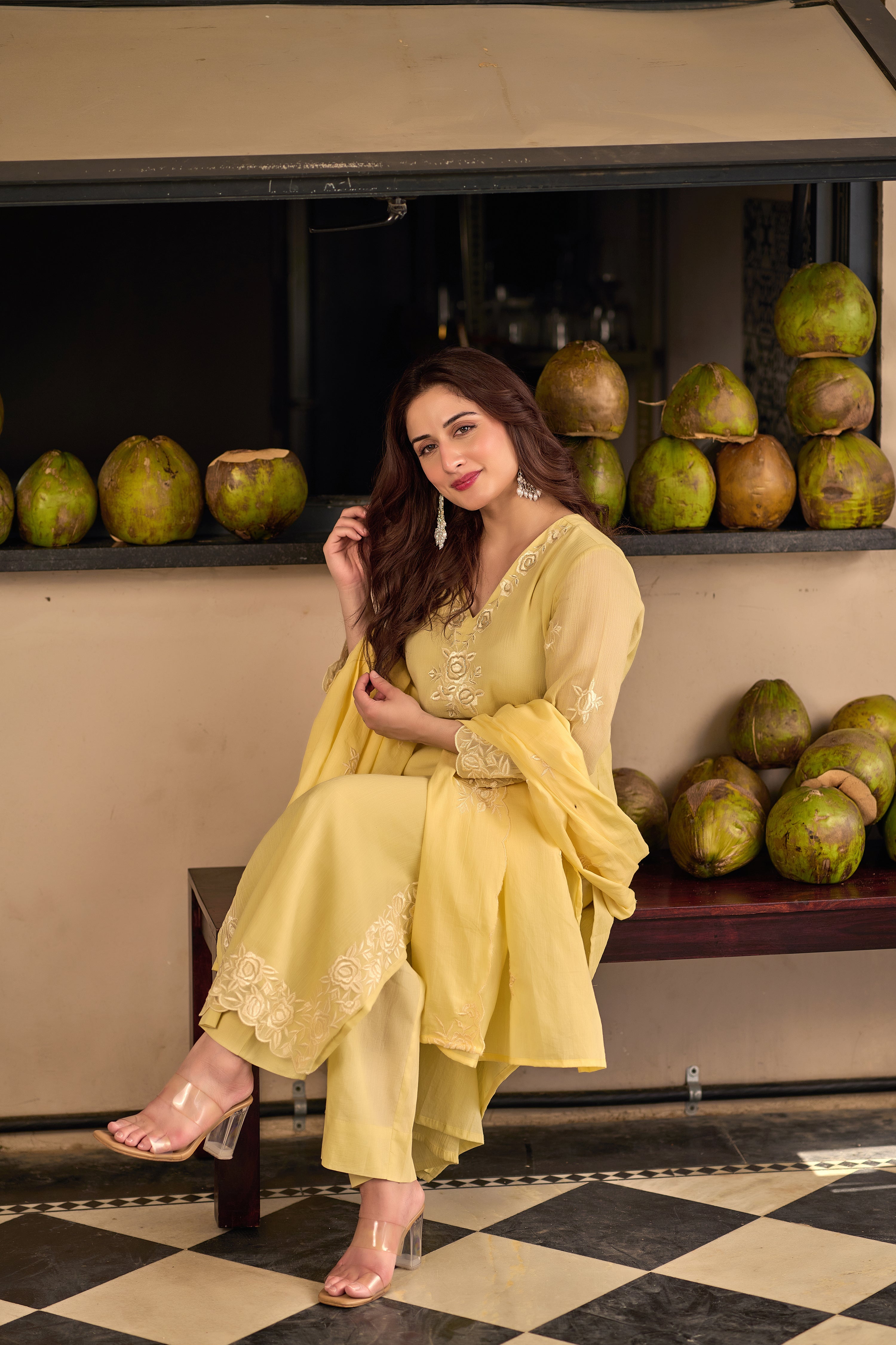 Lemon Petal Suit Set