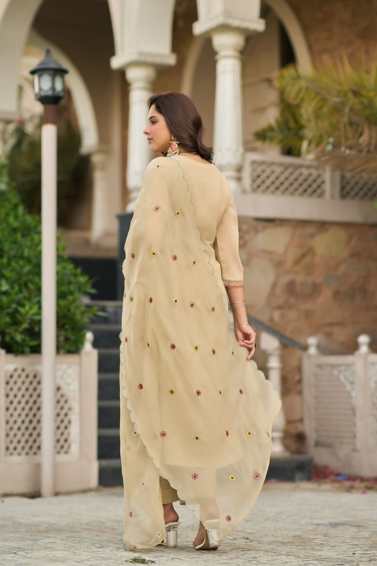 Sand Beige Suit Set