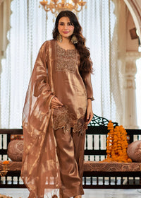 Bronze Bloom Festive Suit