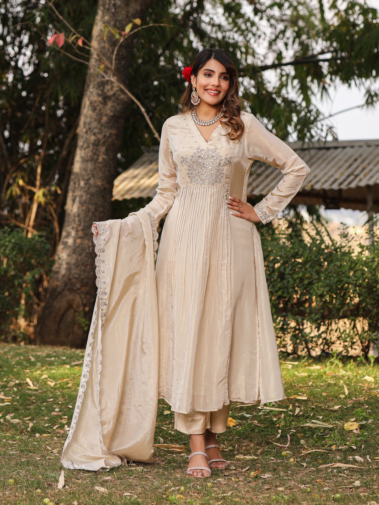 Pearl Ivory Kurta Set