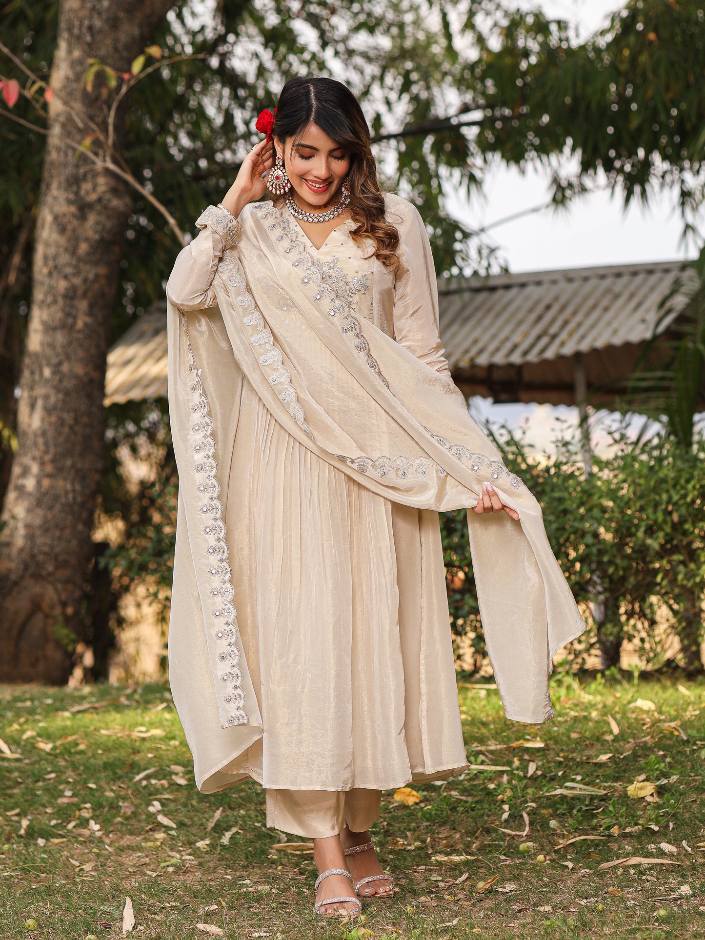 Pearl Ivory Kurta Set