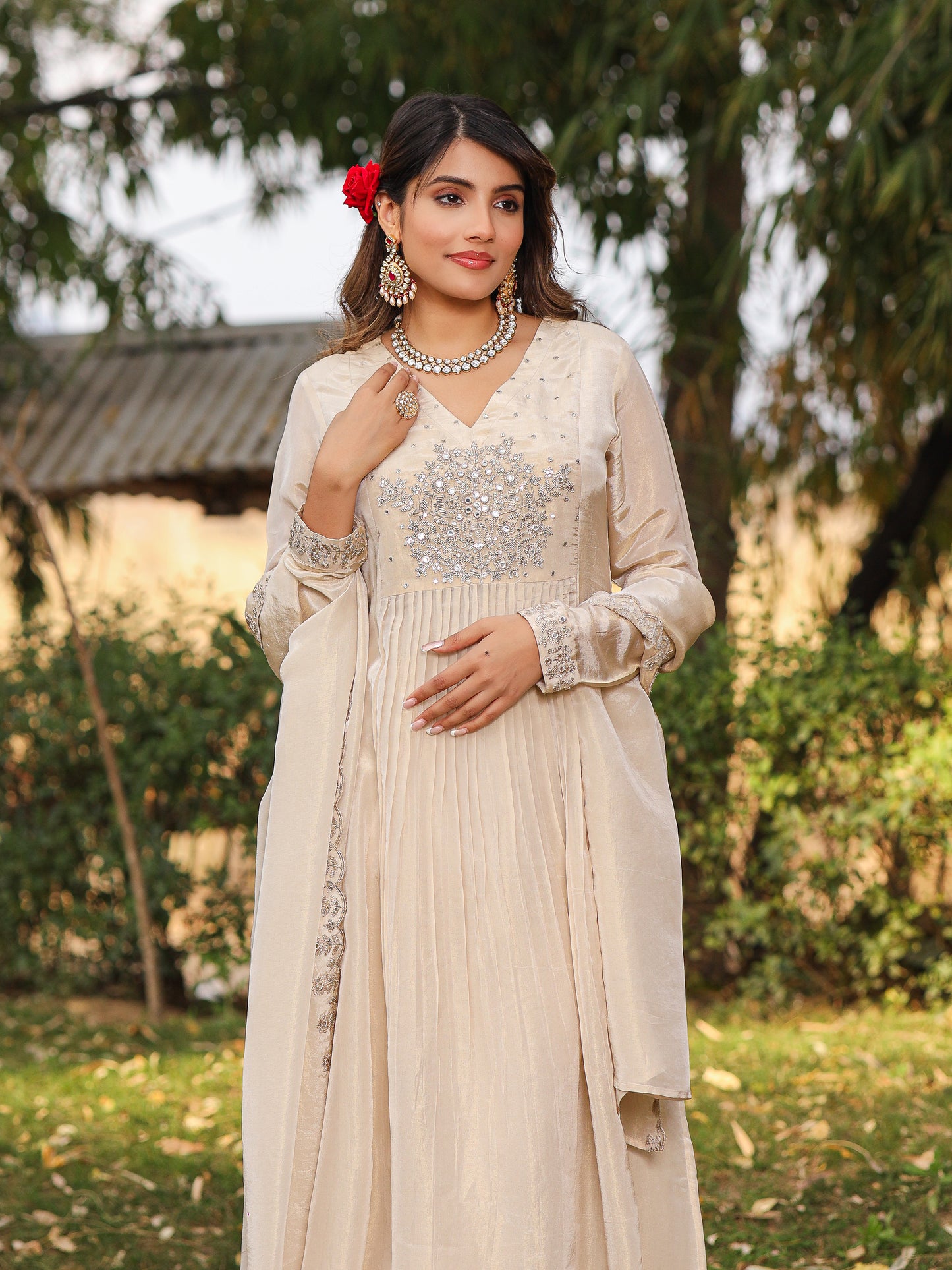 Pearl Ivory Kurta Set