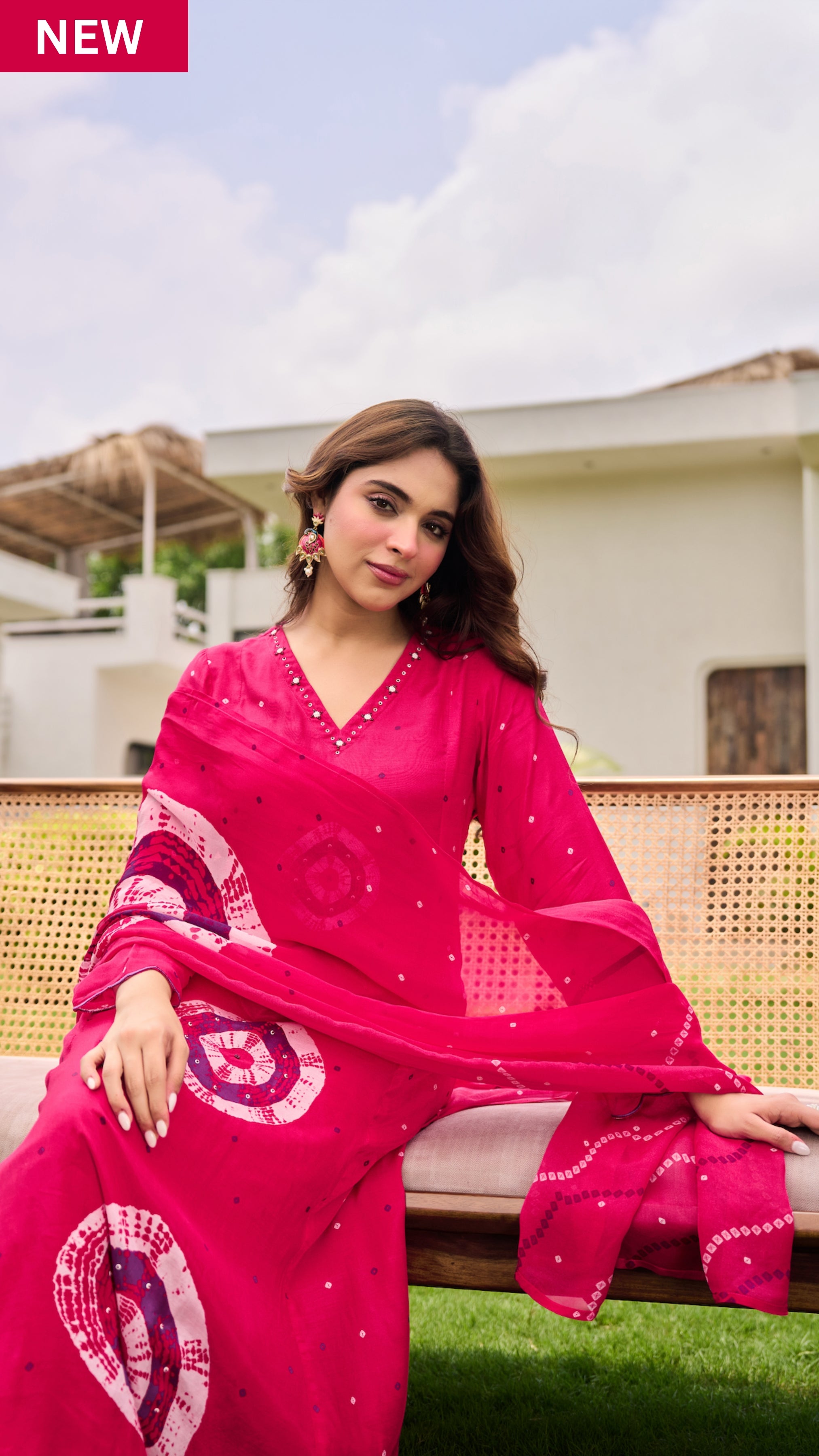 Rani Pink Muslin Suit Set