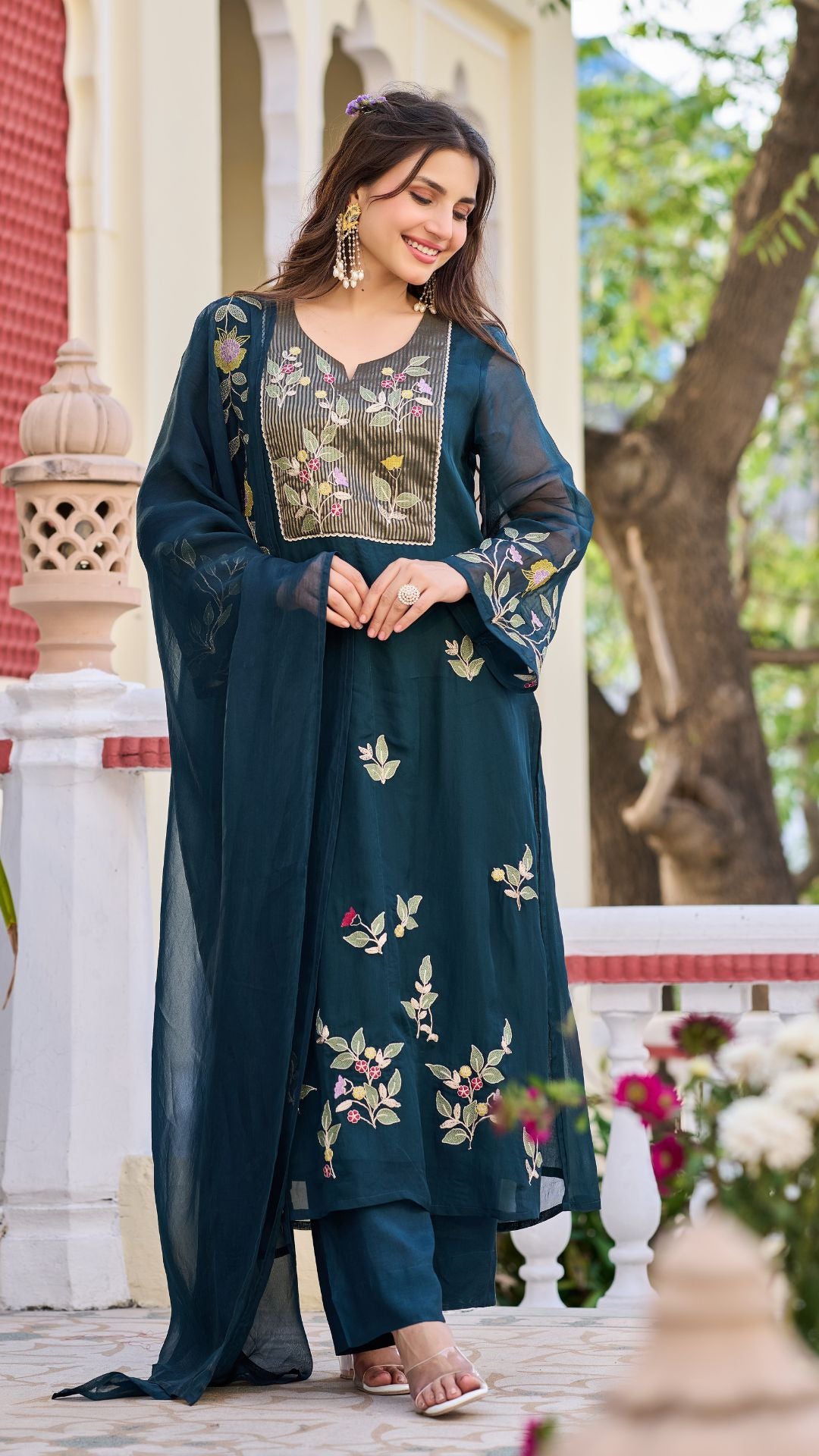 Emerald Grace Suit Set