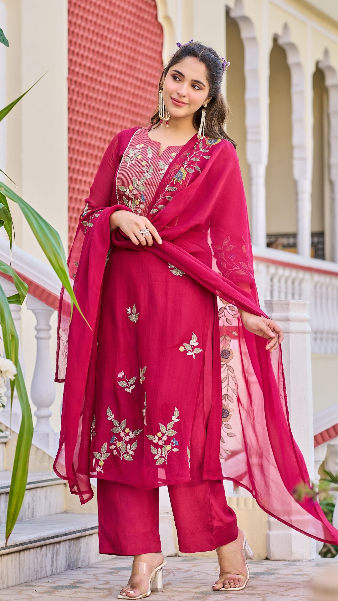 Bloom Organza Suit Set