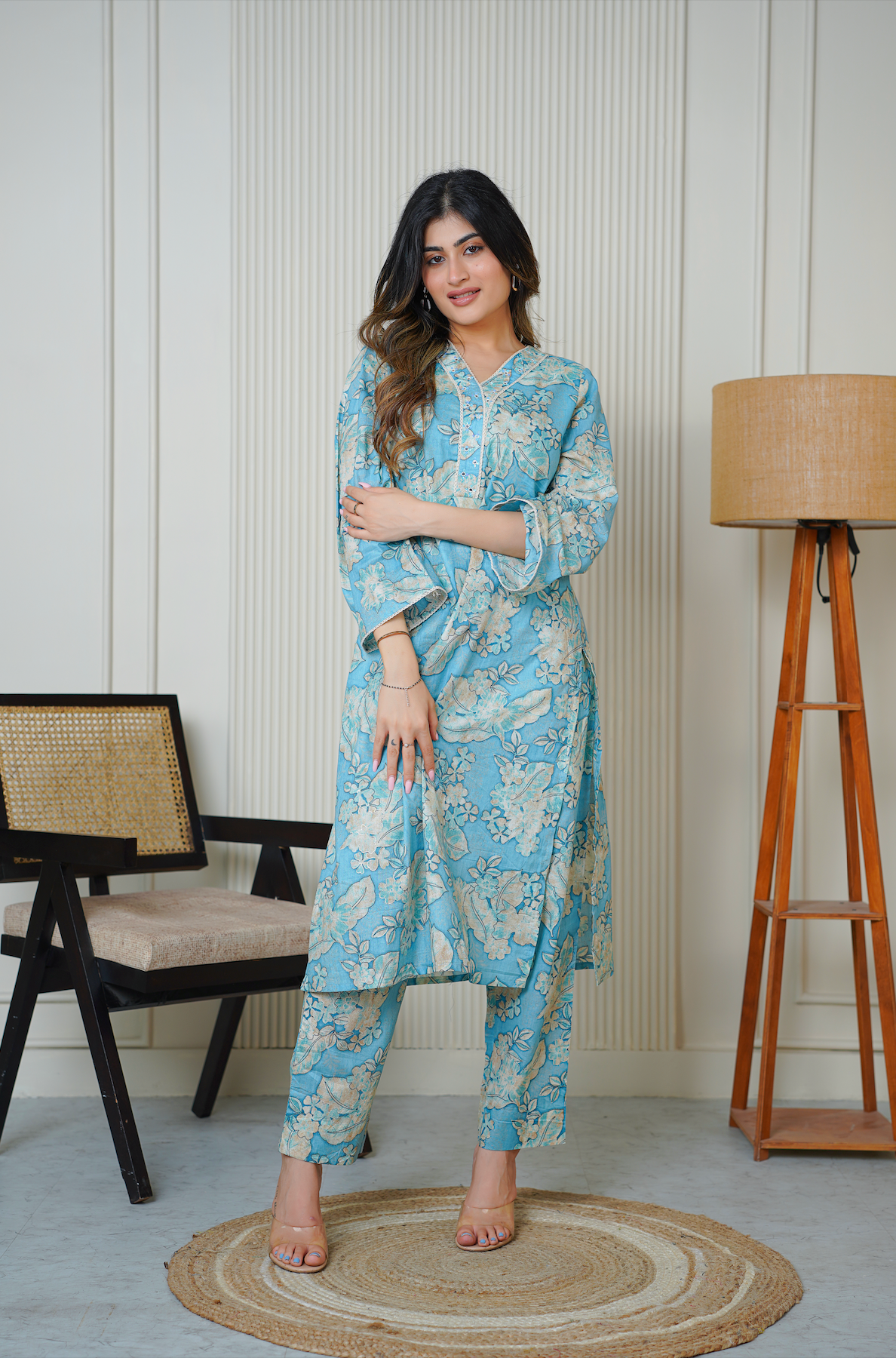 Sky Blue Kurta Set