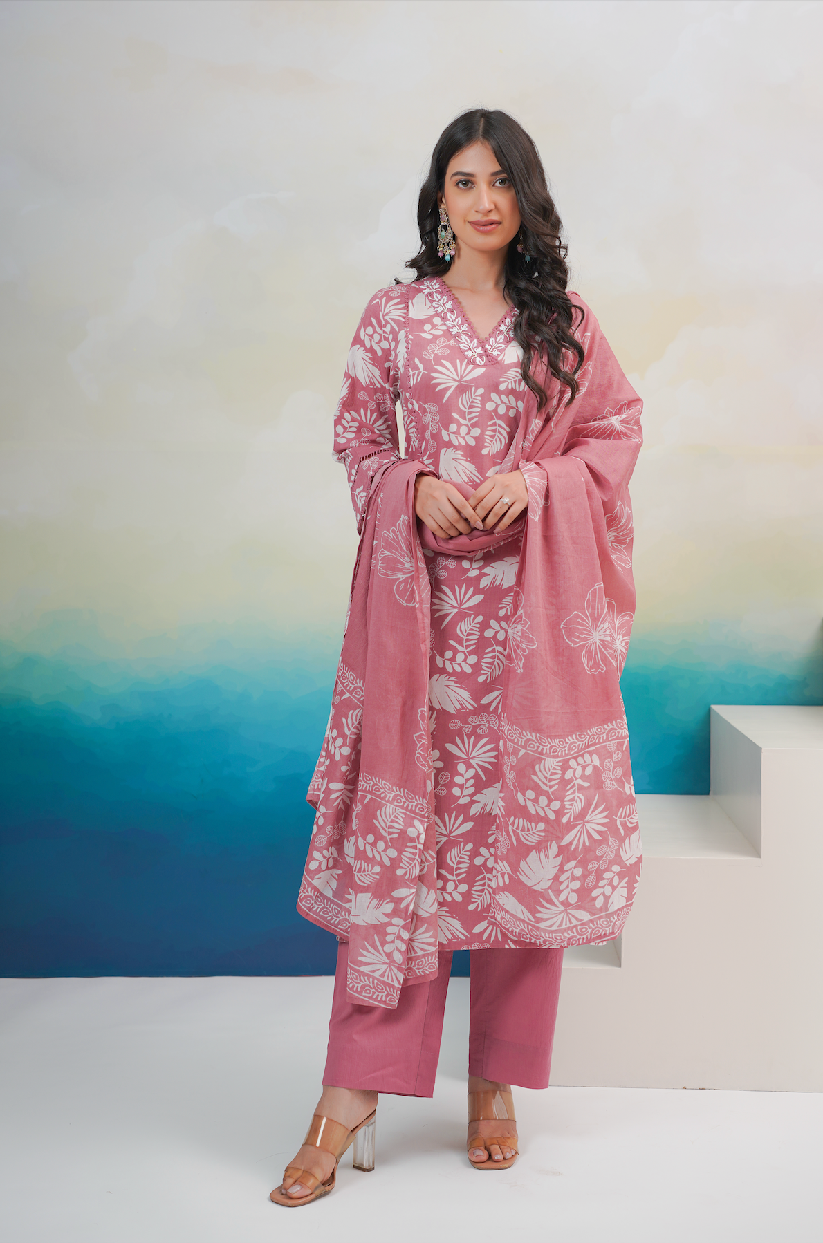 Dark Pink Suit Set