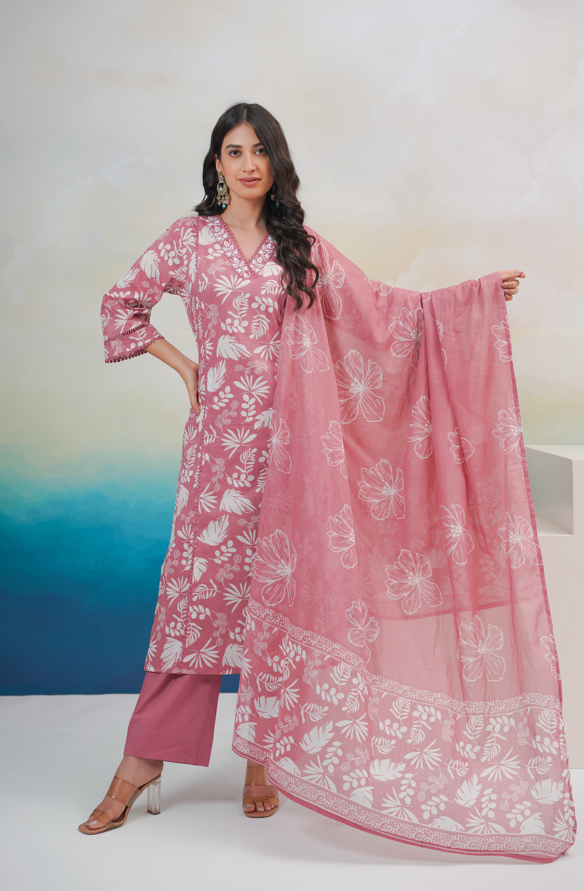 Dark Pink Suit Set