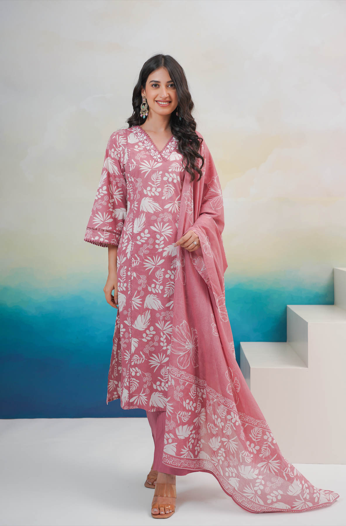 Dark Pink Suit Set