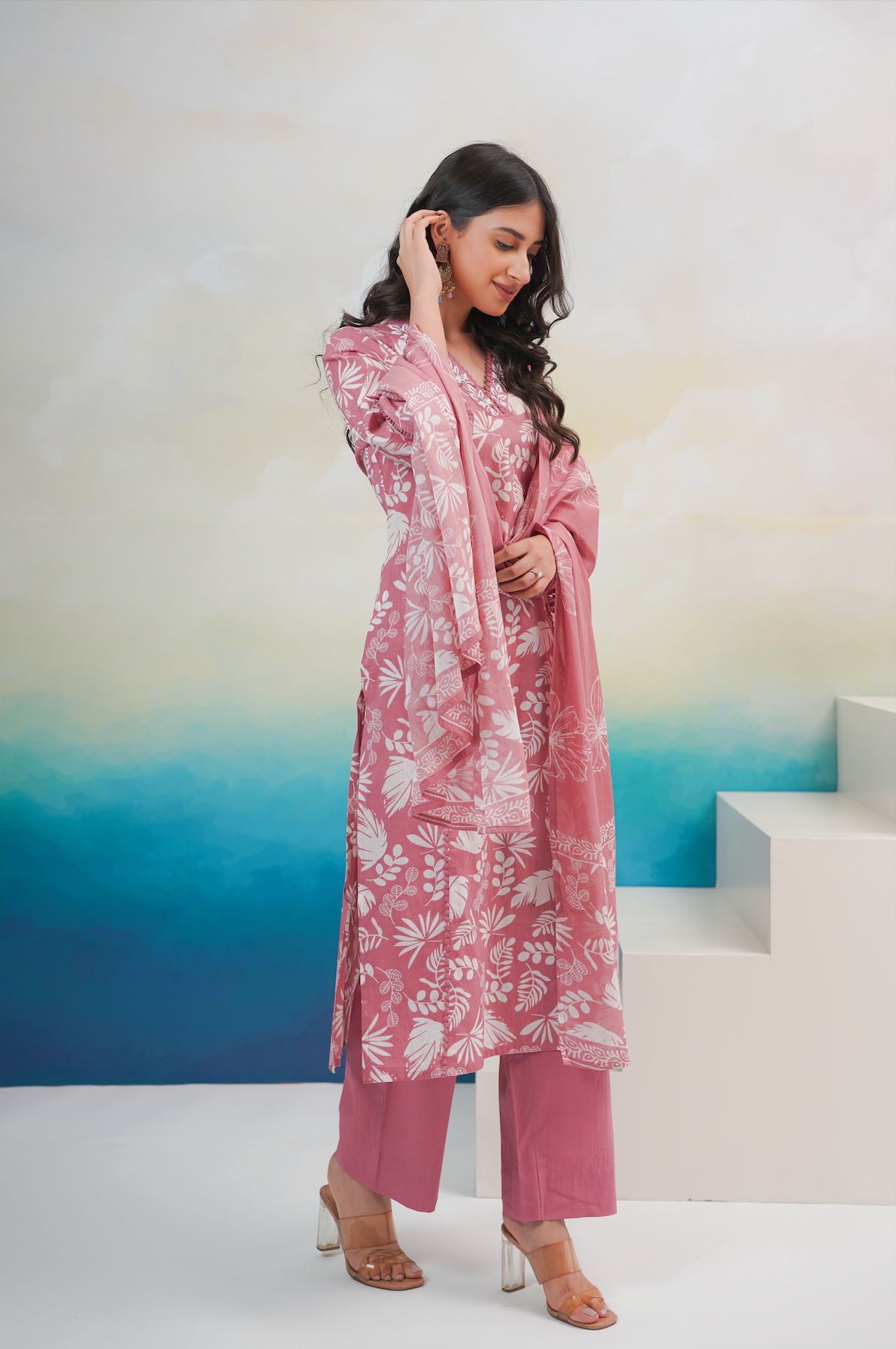 Dark Pink Suit Set