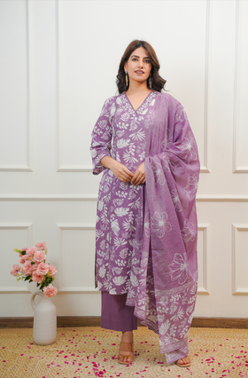 Crocus Purple Suit Set