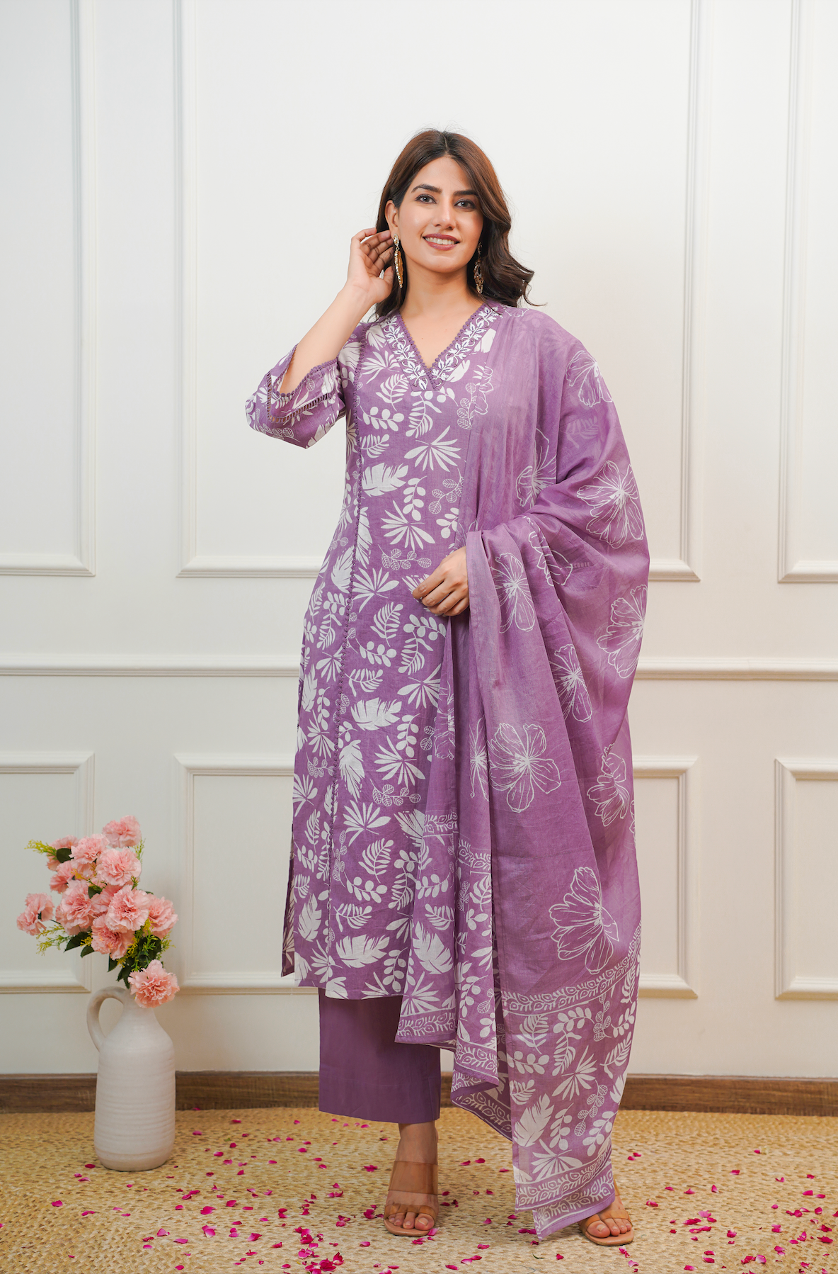 Crocus Purple Suit Set
