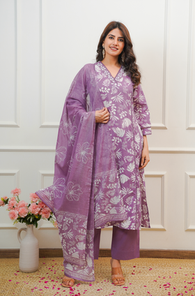 Crocus Purple Suit Set