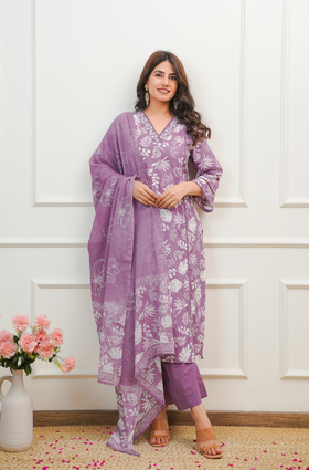 Crocus Purple Suit Set