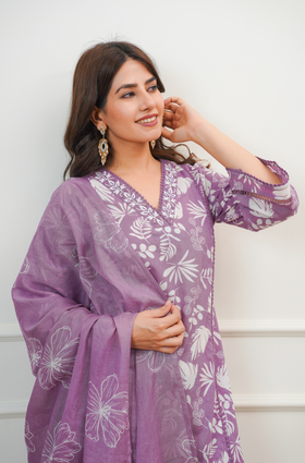 Crocus Purple Suit Set