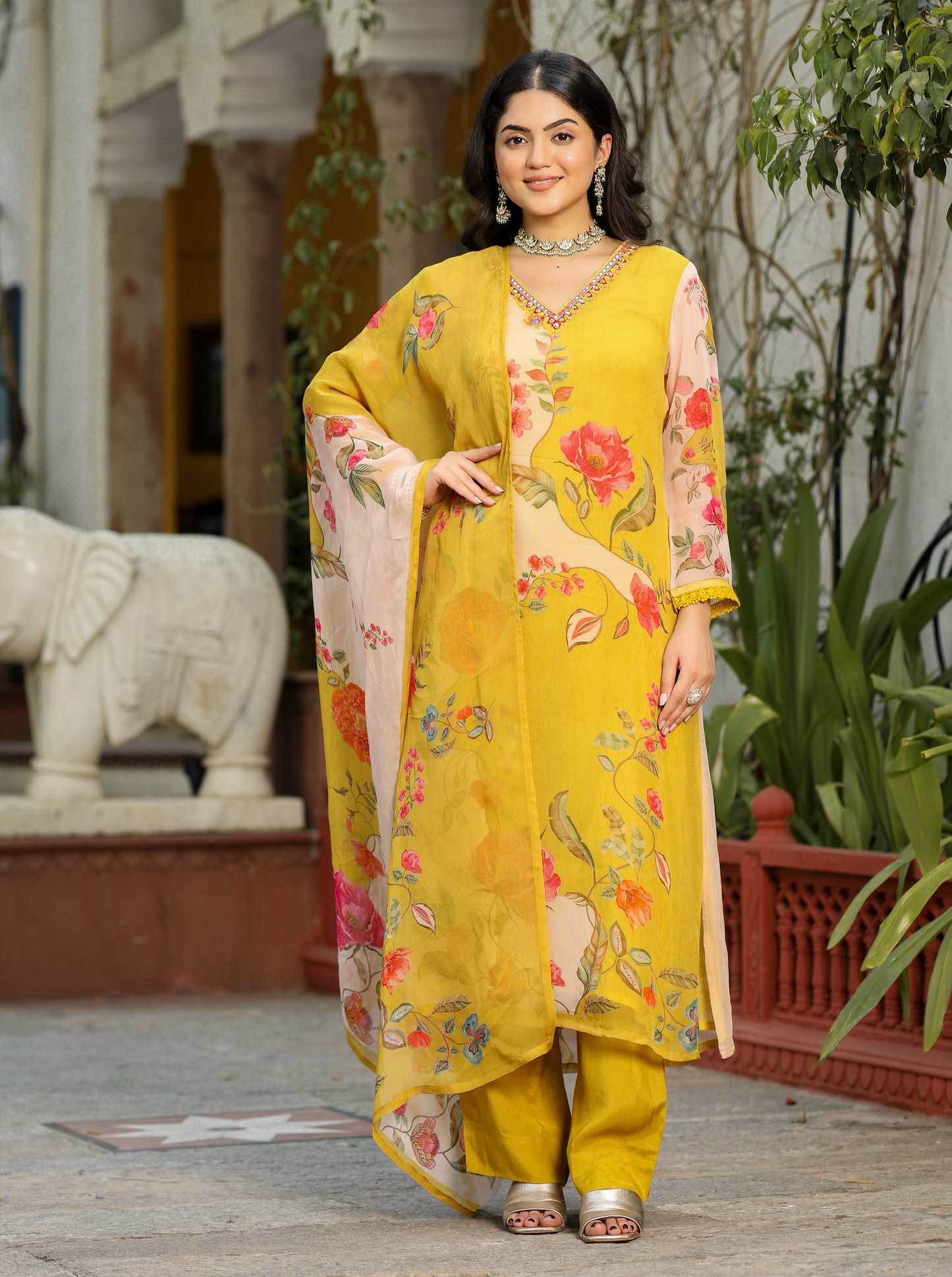 Primrose Yellow suit set