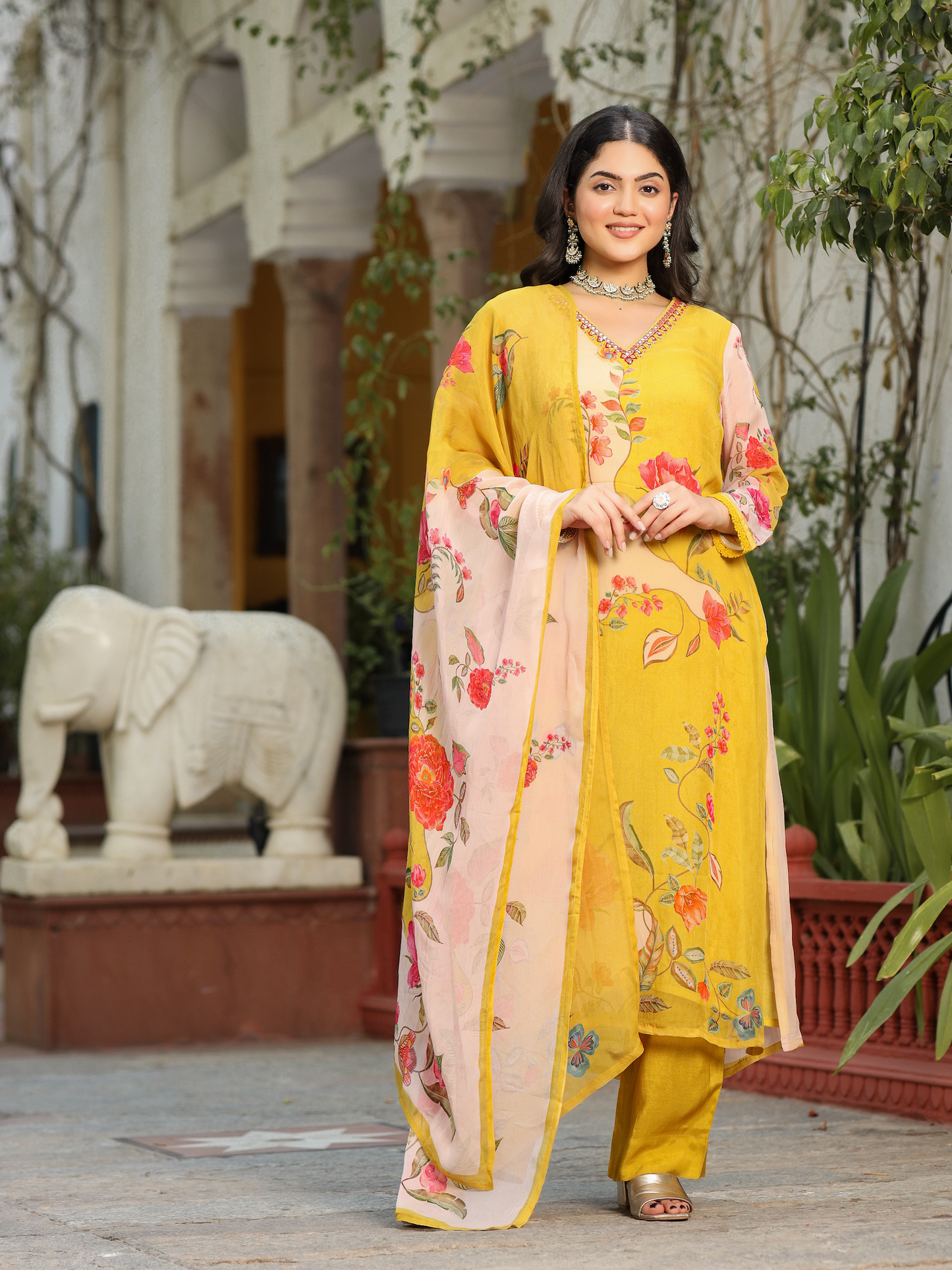 Primrose Yellow suit set