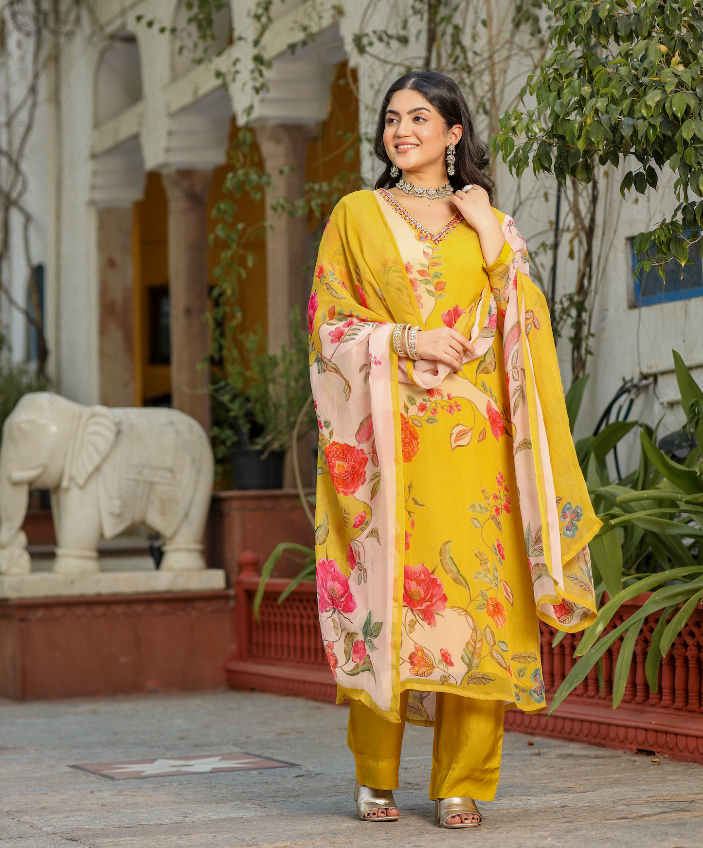 Primrose Yellow suit set