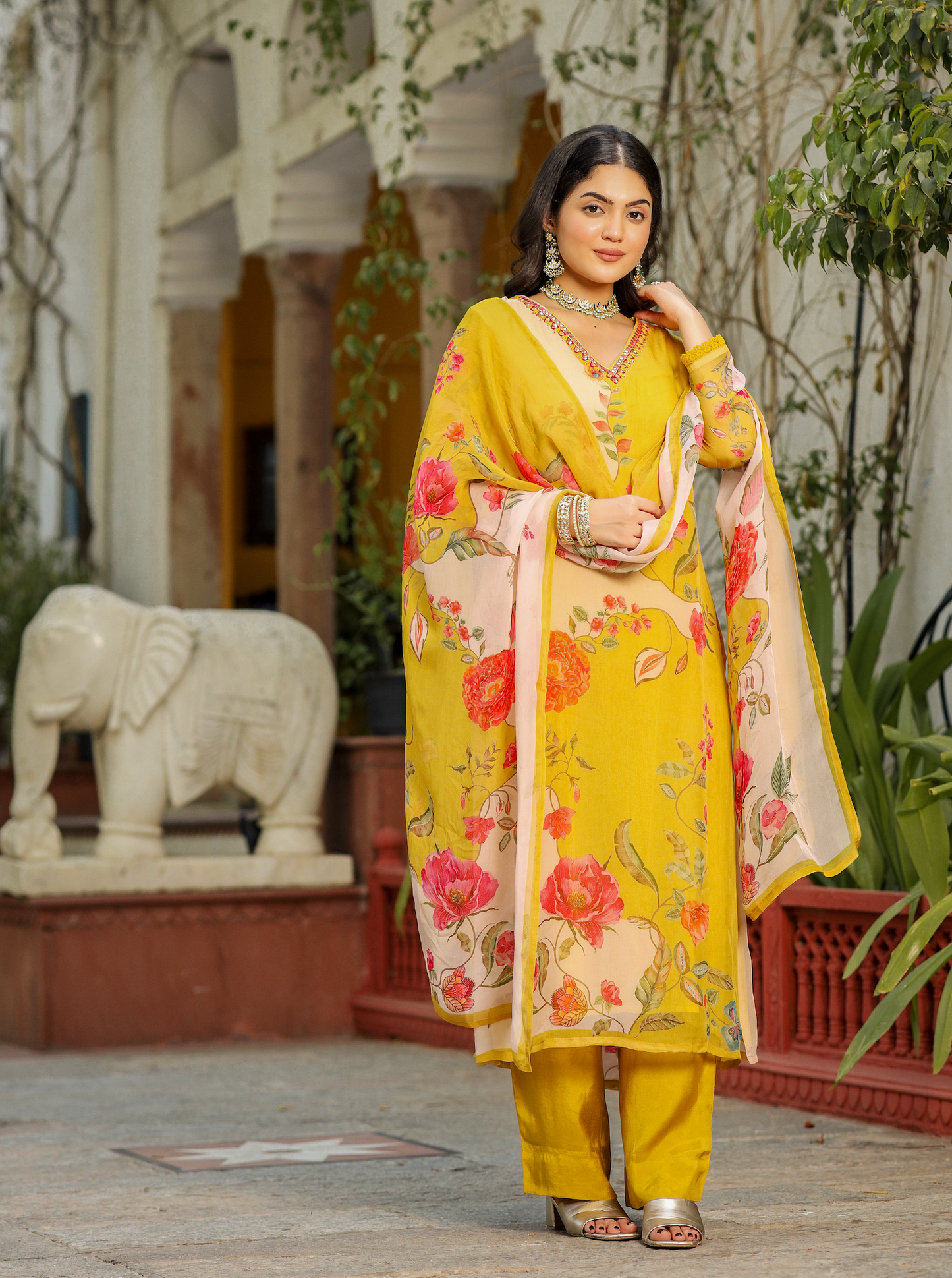 Primrose Yellow suit set