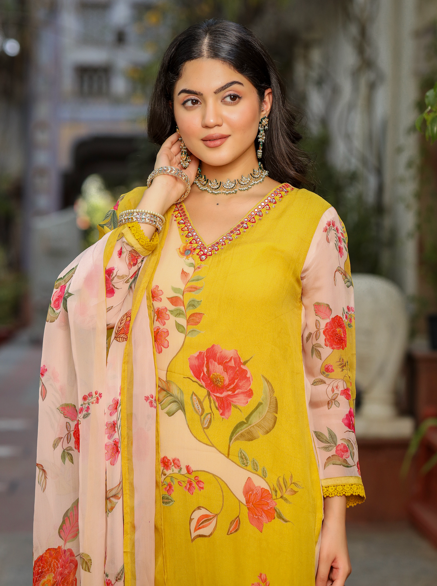 Primrose Yellow suit set