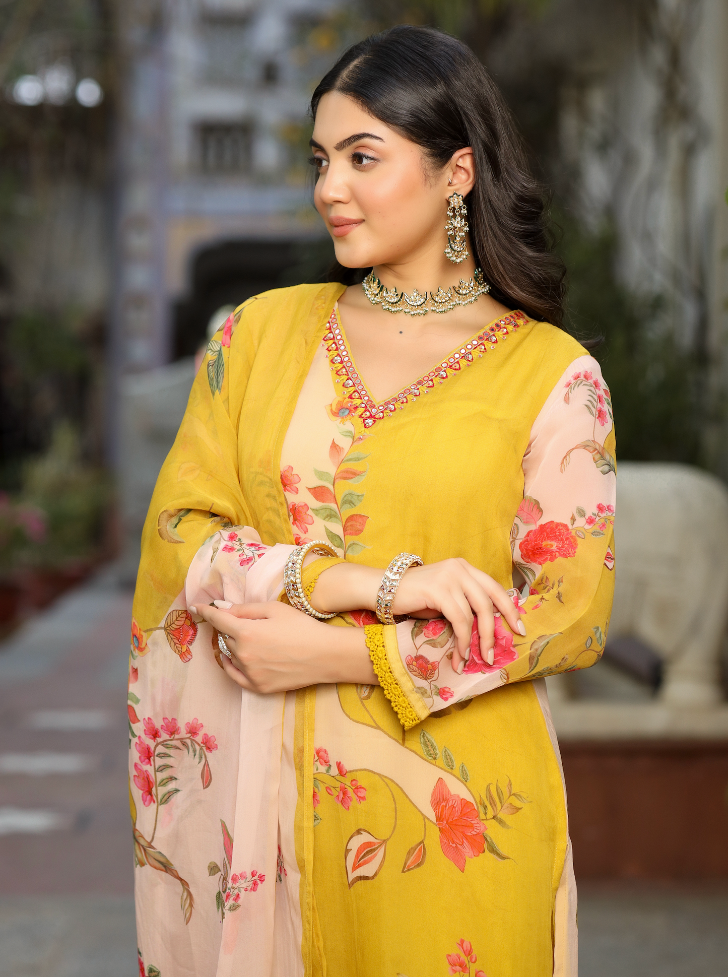 Primrose Yellow suit set