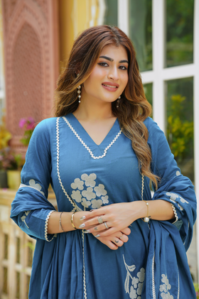 Azure Blue Suit Set