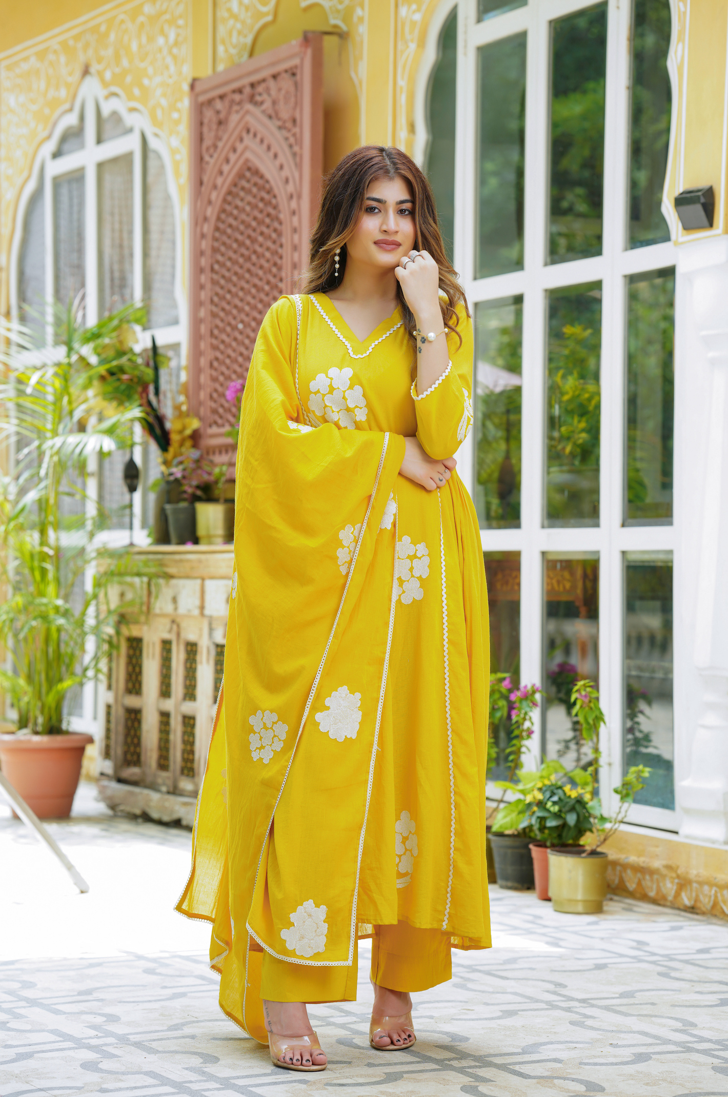 Lemon Yellow Suit Set