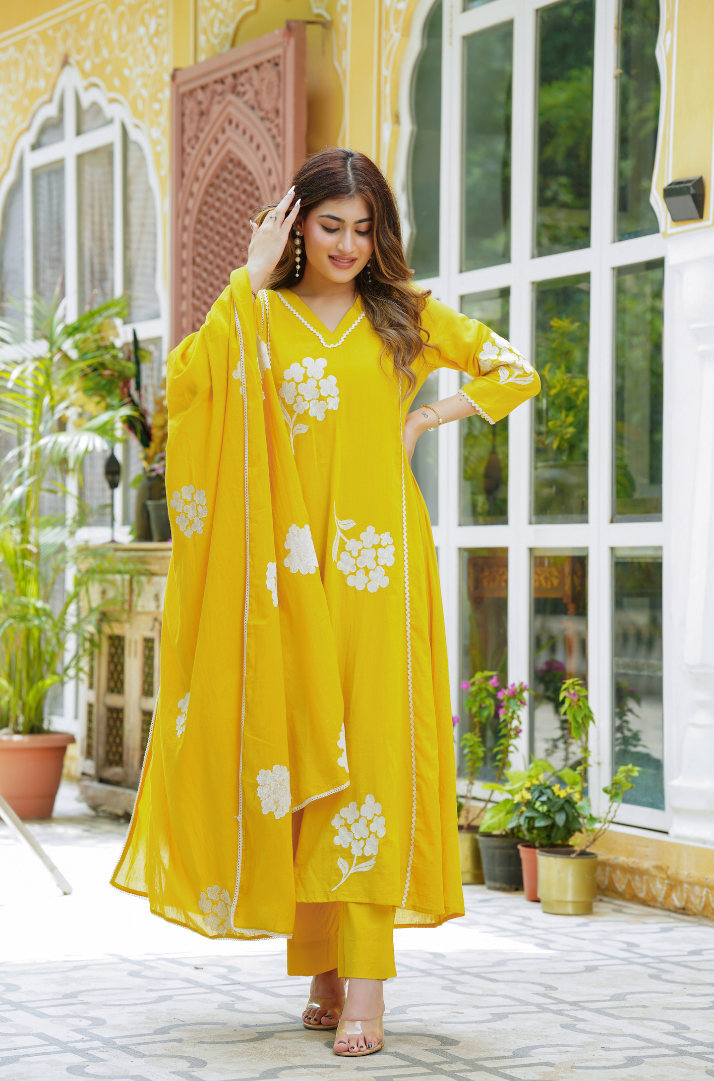 Lemon Yellow Suit Set