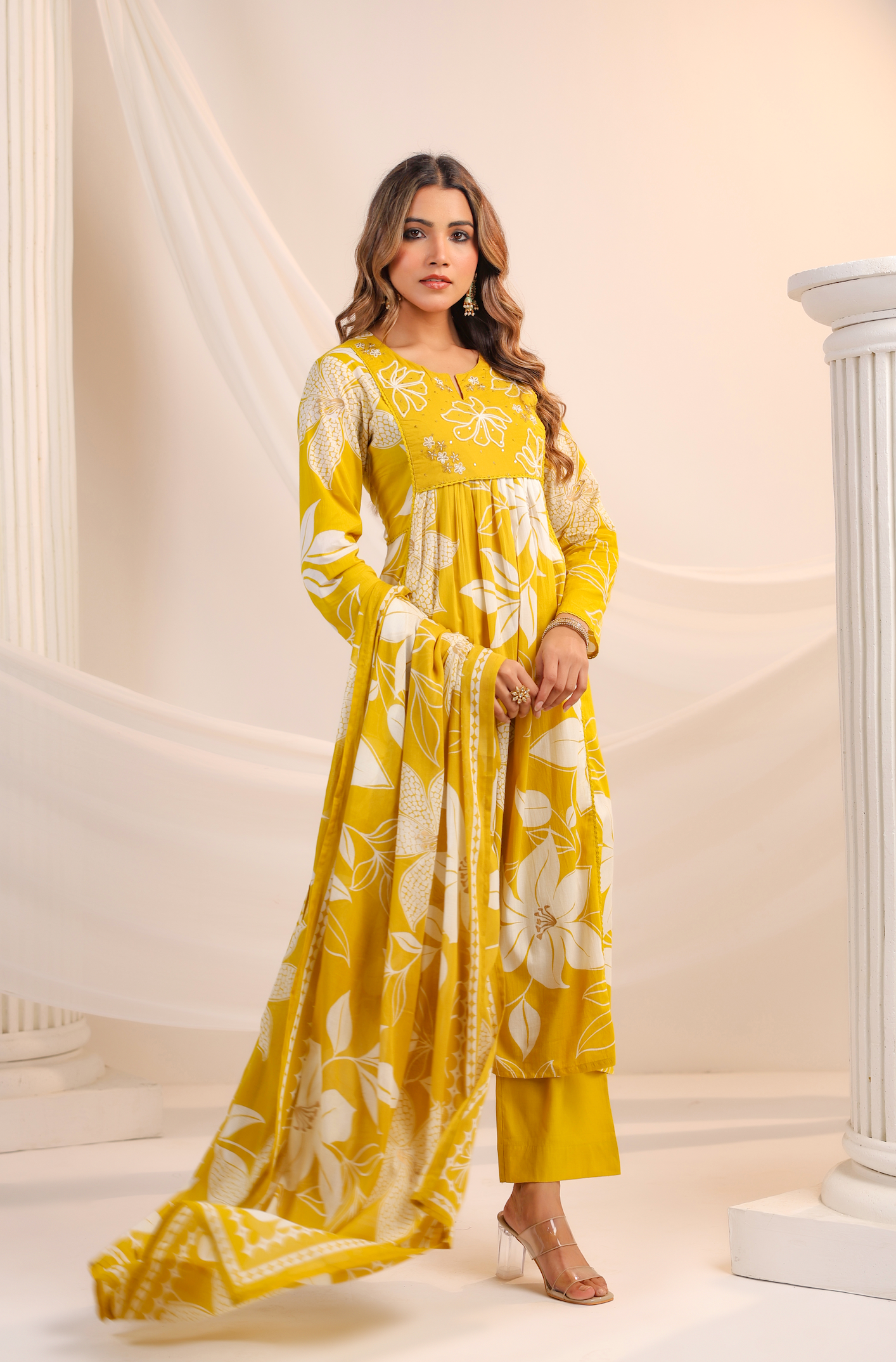 Golden Sunshine Cotton Suit Set