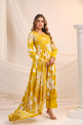 Golden Sunshine Cotton Suit Set