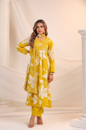 Golden Sunshine Cotton Suit Set