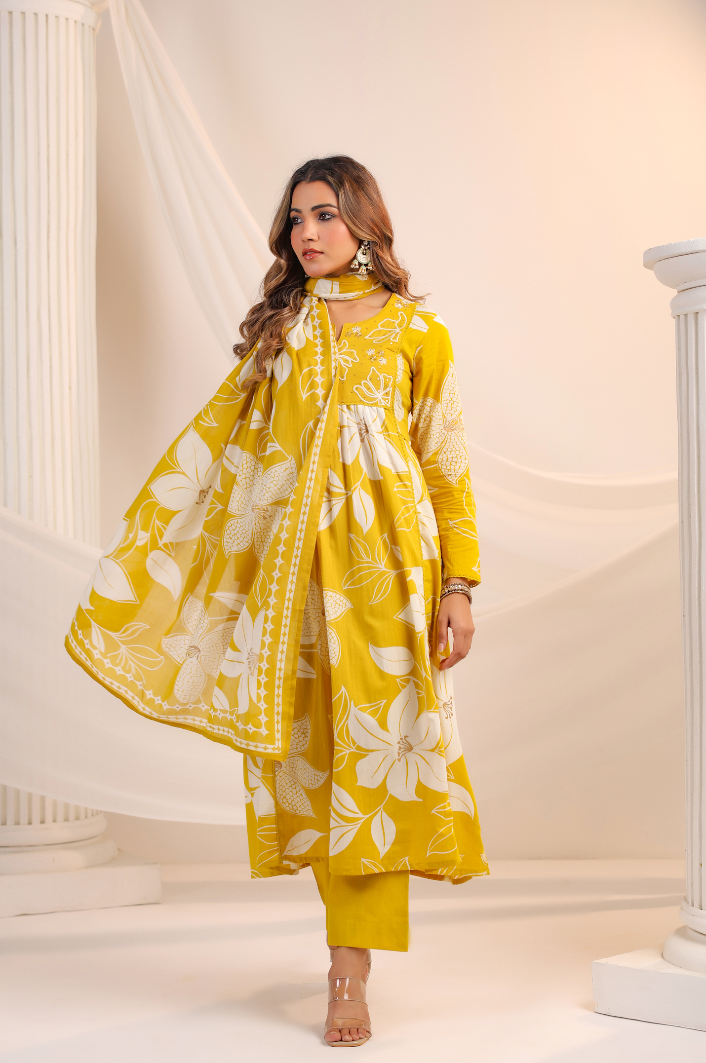 Golden Sunshine Cotton Suit Set