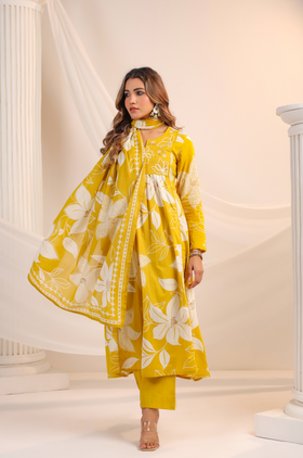 Golden Sunshine Cotton Suit Set