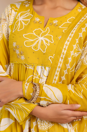 Golden Sunshine Cotton Suit Set