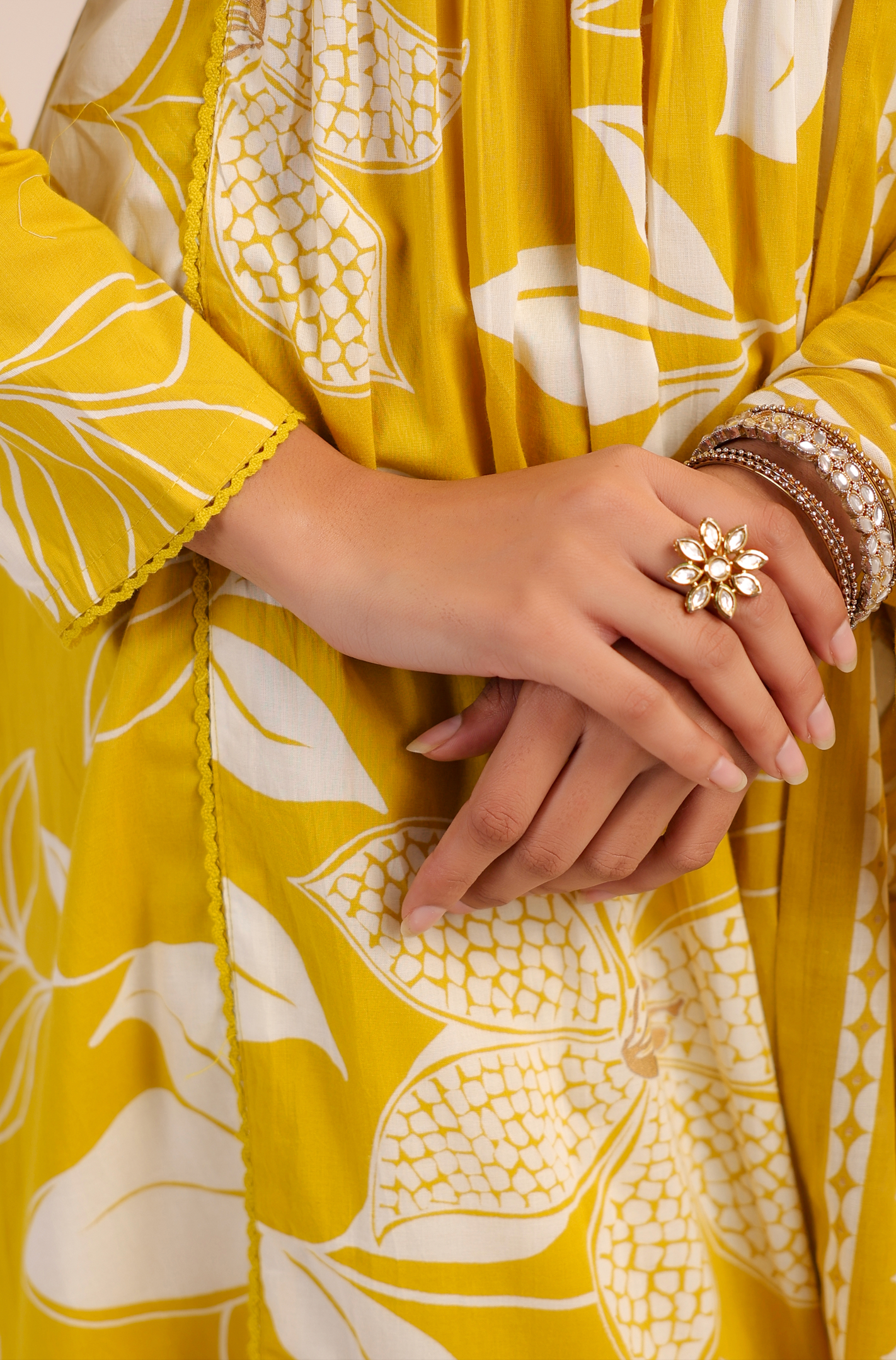 Golden Sunshine Cotton Suit Set