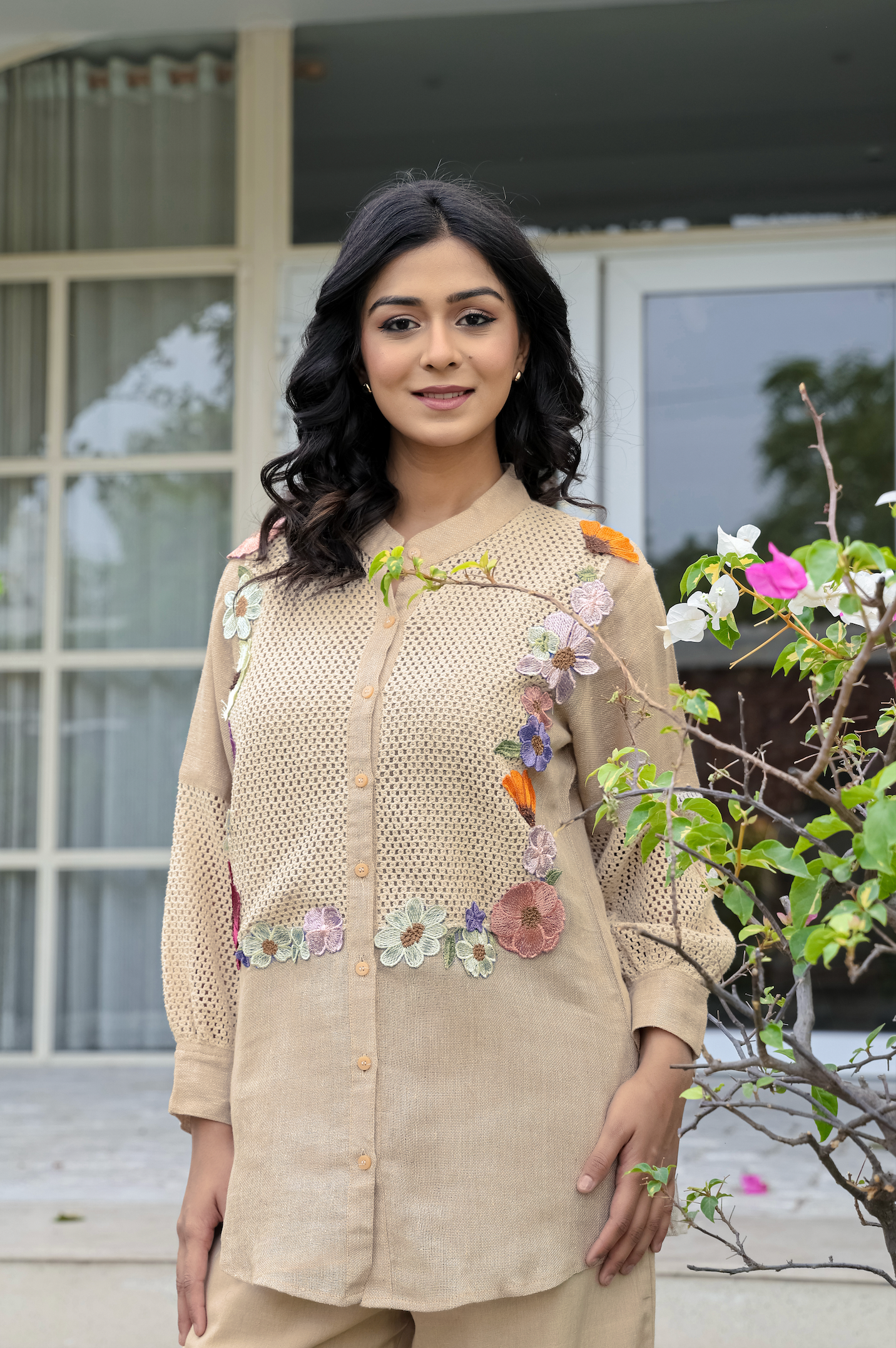 Crochet Bloom Ensemble Co-ord Set