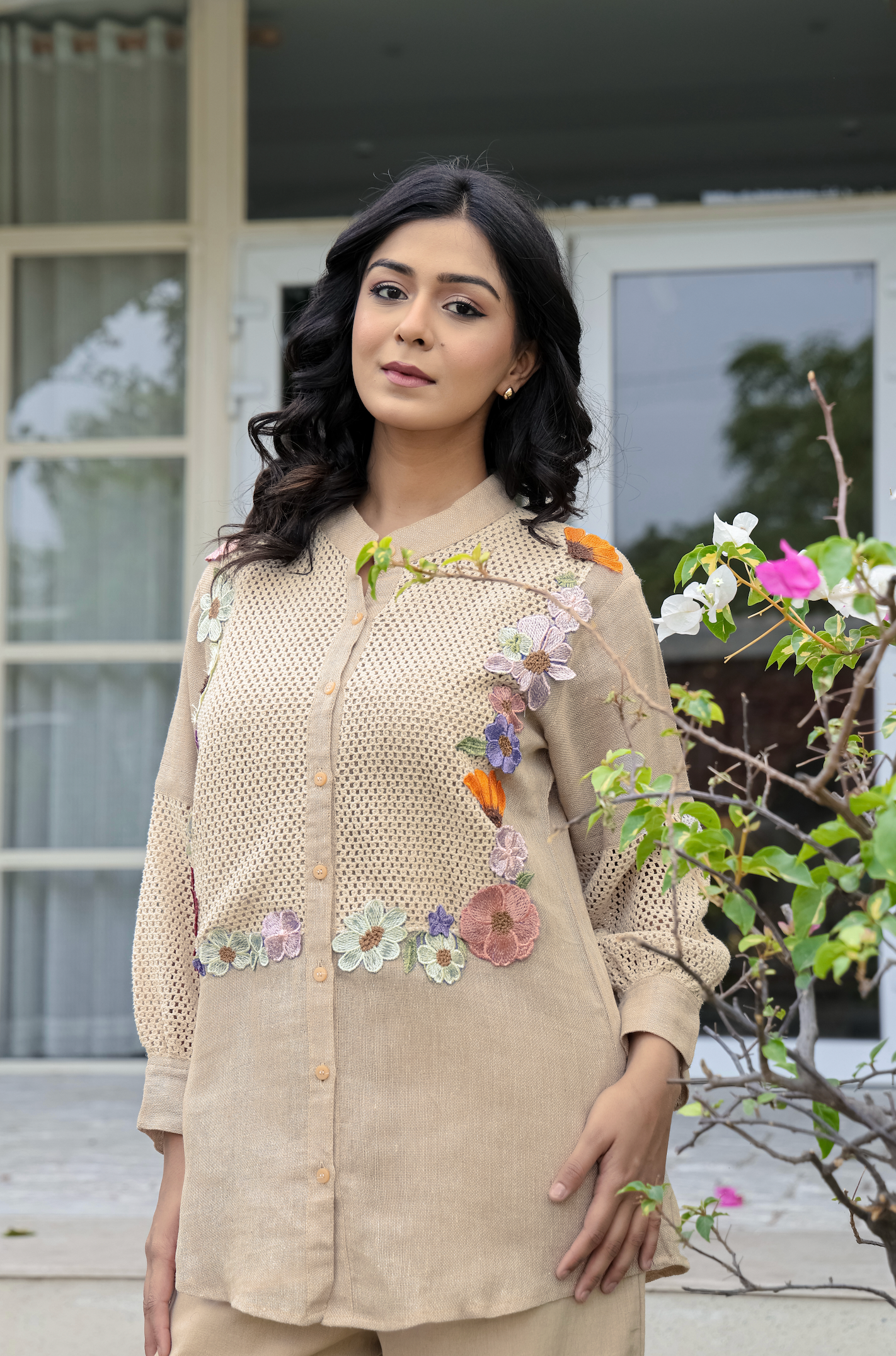 Crochet Bloom Ensemble Co-ord Set