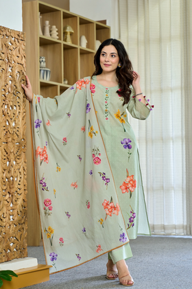 Mint Blossom Suit Set