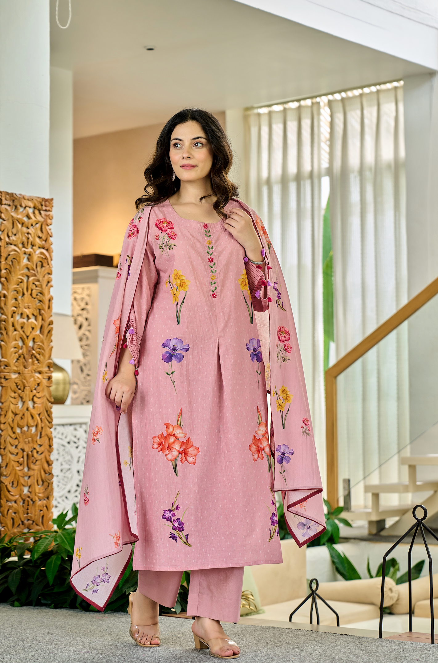 Dusty Petal Suit Set