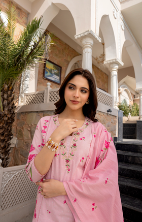 Rose Whisper Cotton Suit Set