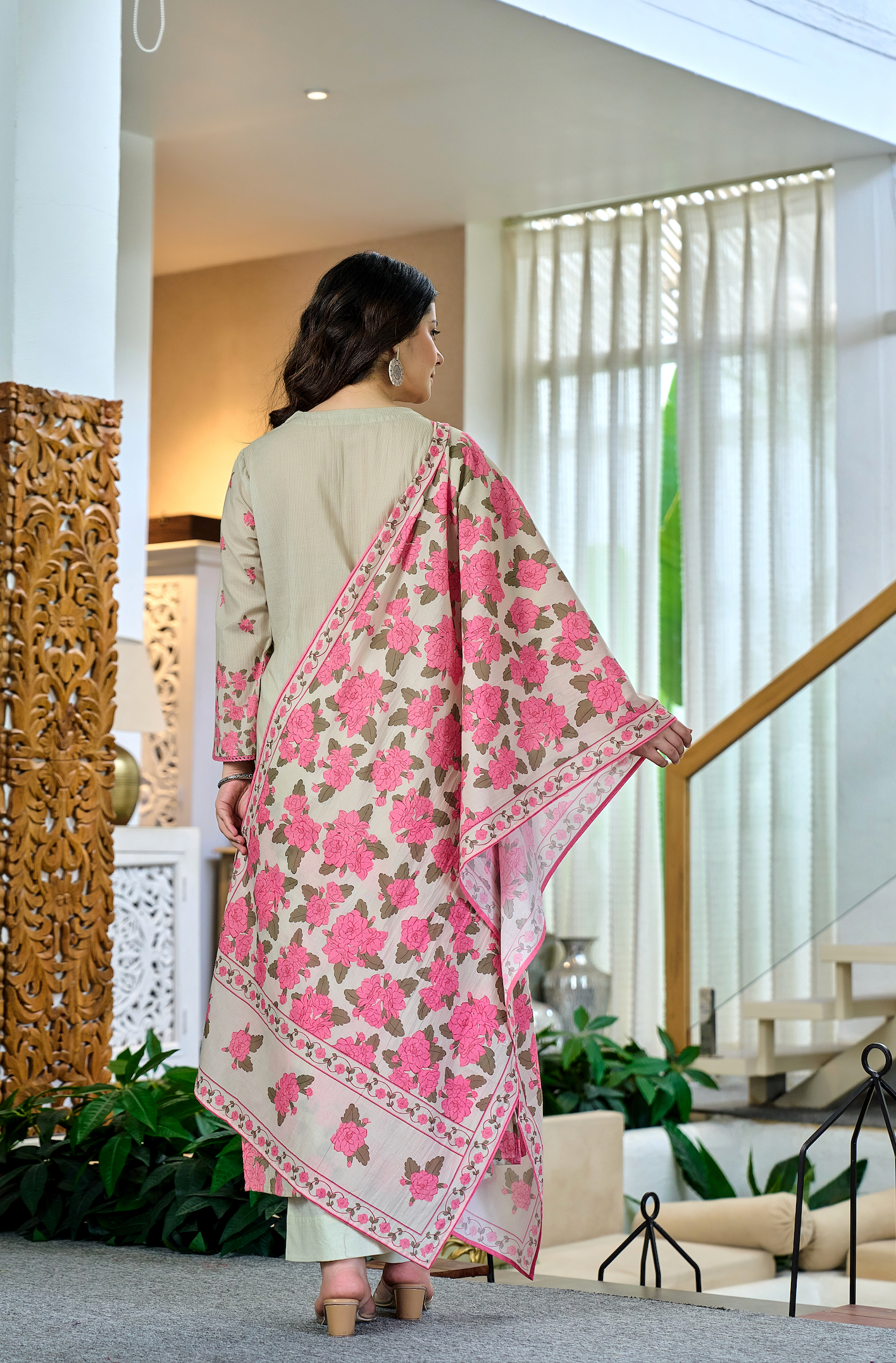 Mint Mirage Cotton Suit Set