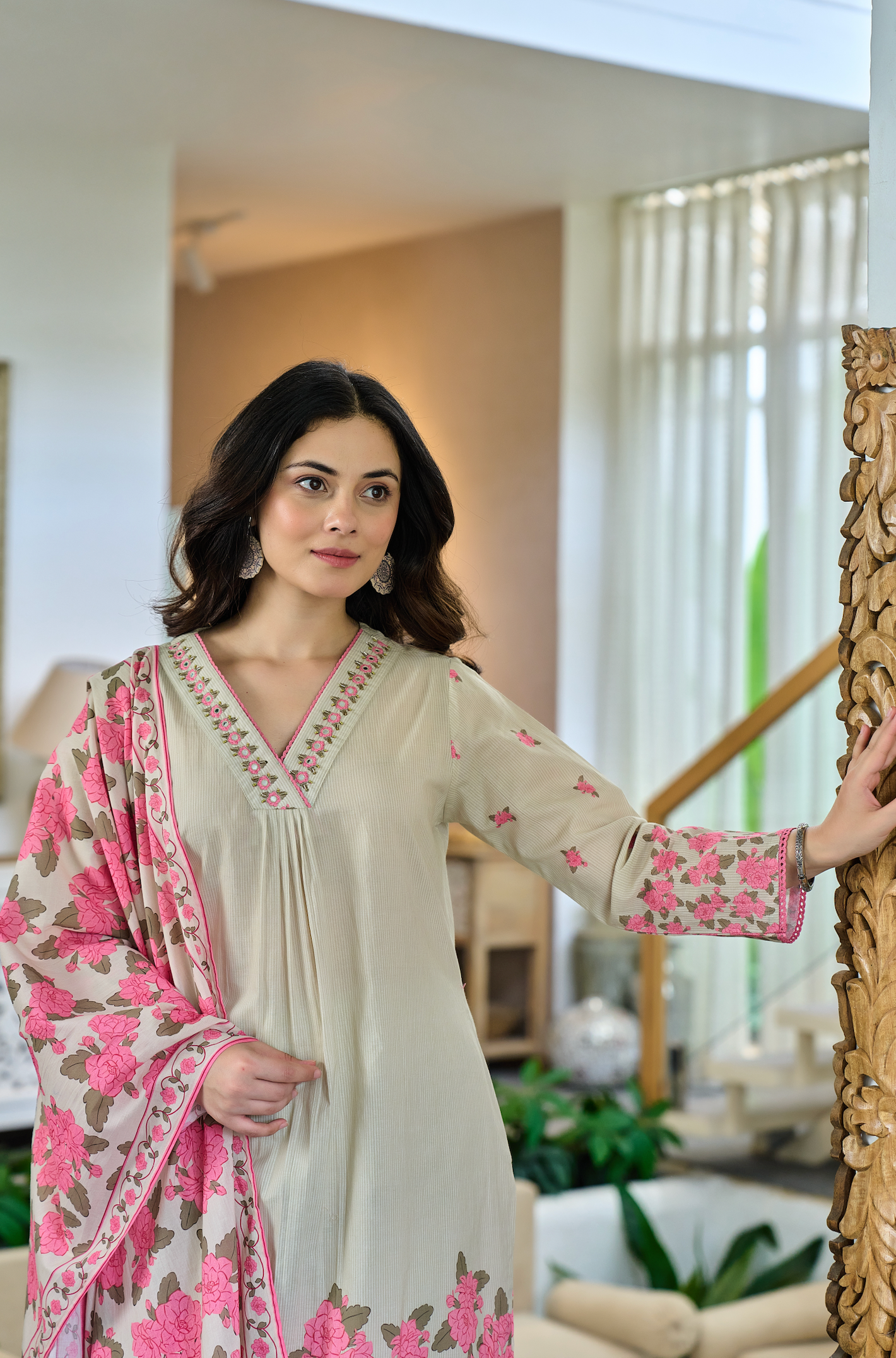 Mint Mirage Cotton Suit Set