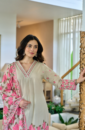 Mint Mirage Cotton Suit Set