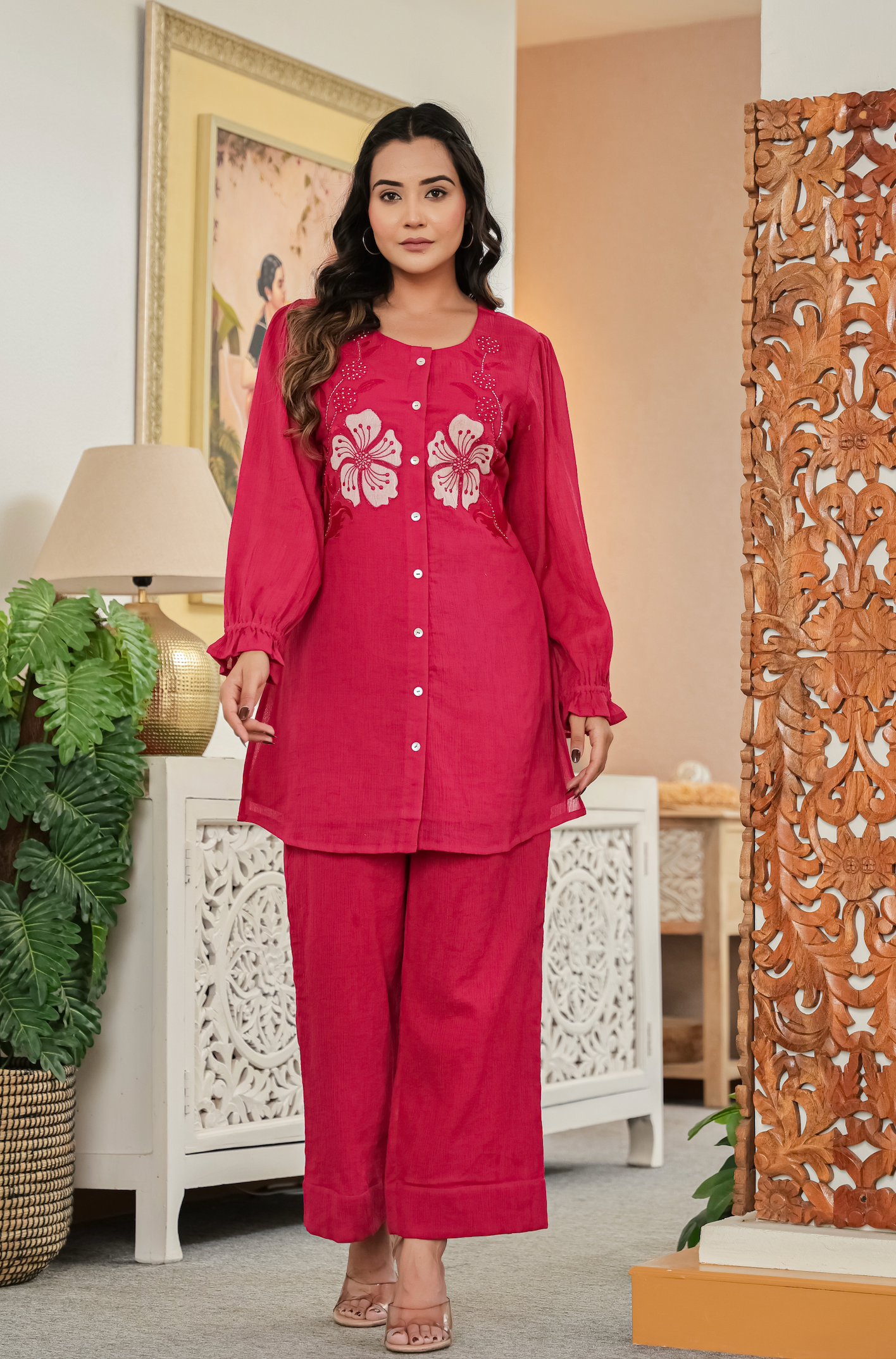 Cherry Bloom Co-ord Set