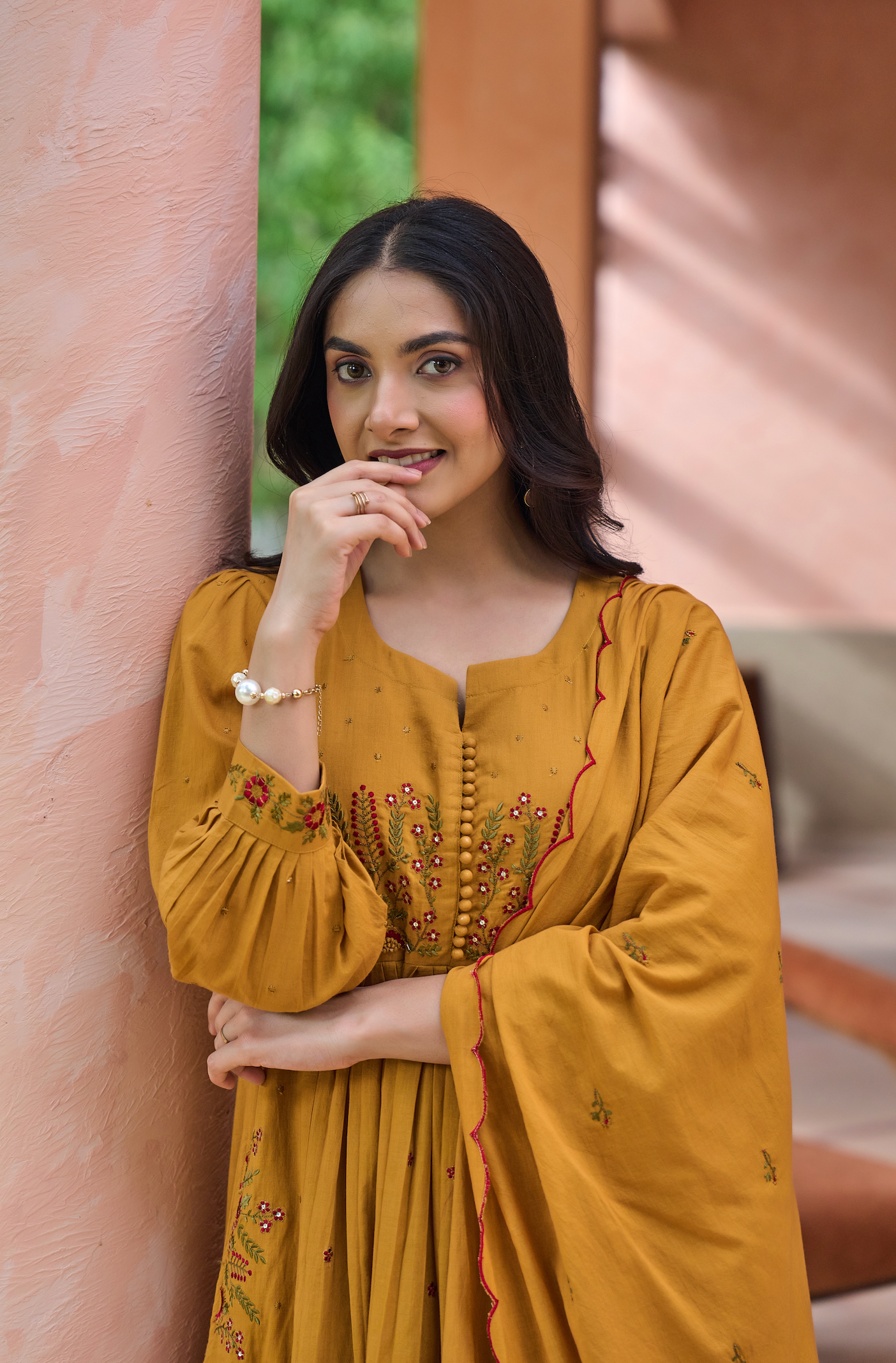 Warm Mustard Suit Set