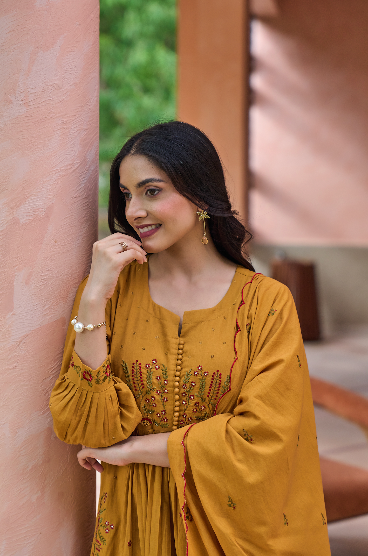 Warm Mustard Suit Set