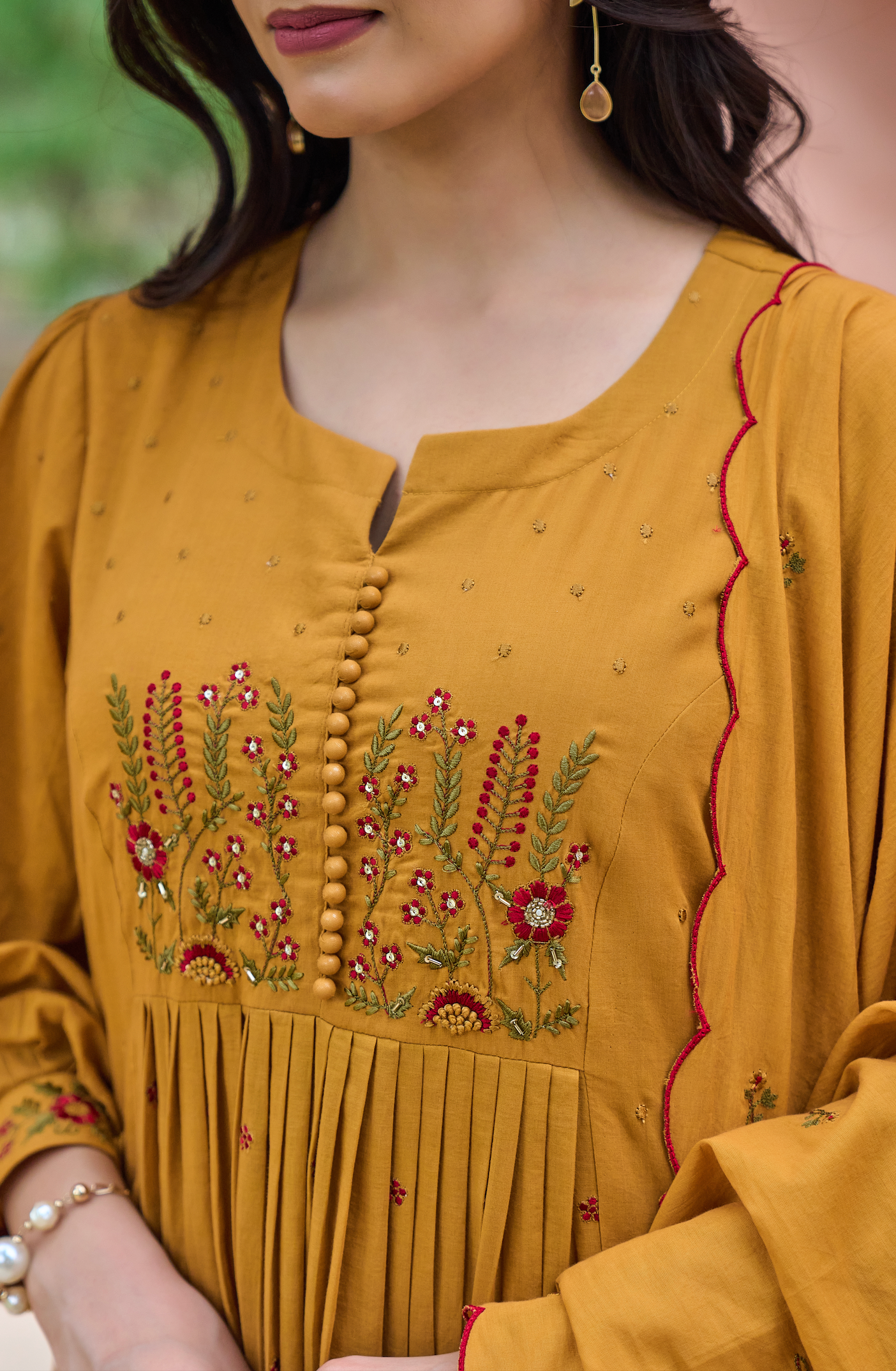 Warm Mustard Suit Set