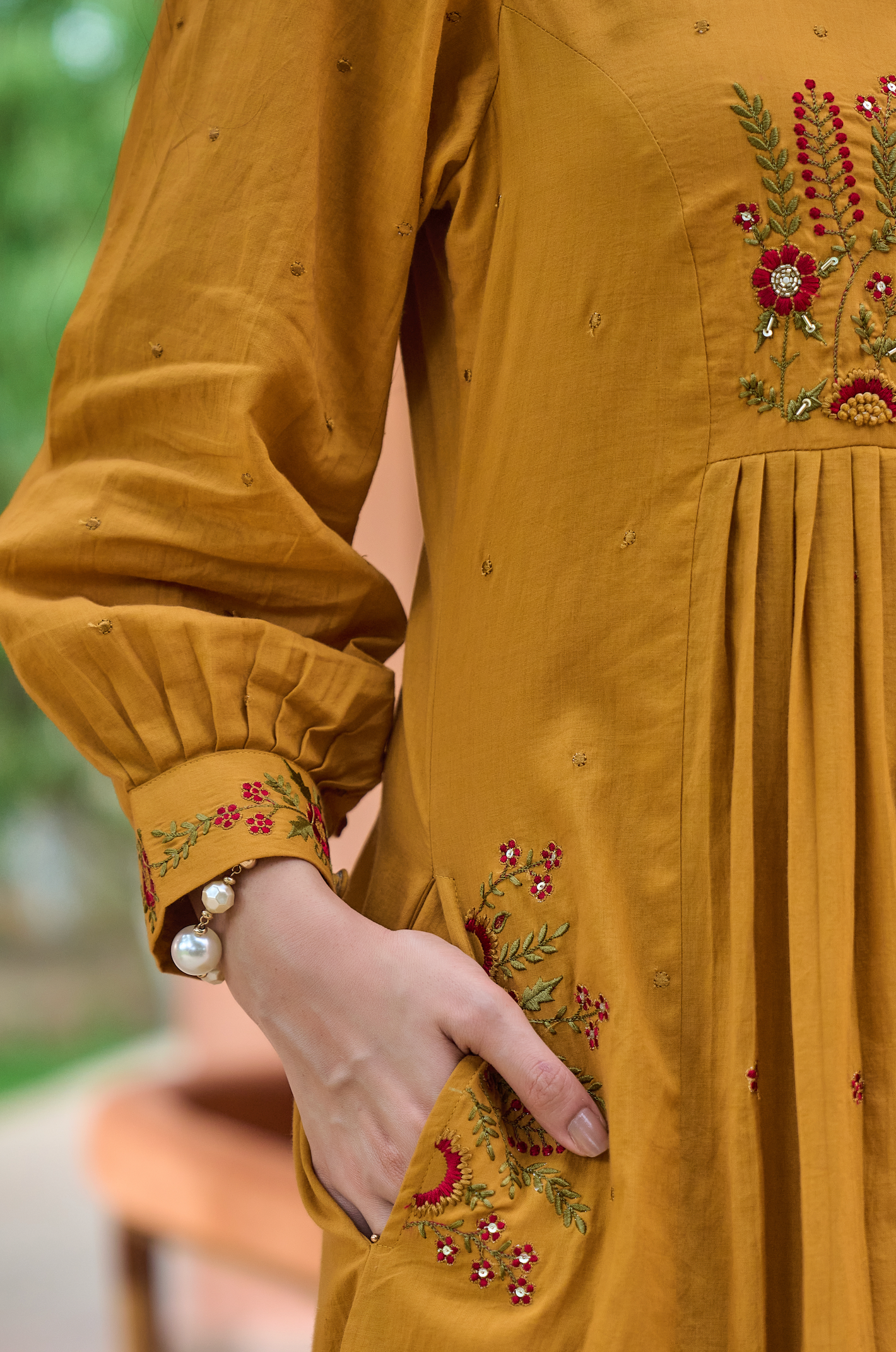 Warm Mustard Suit Set