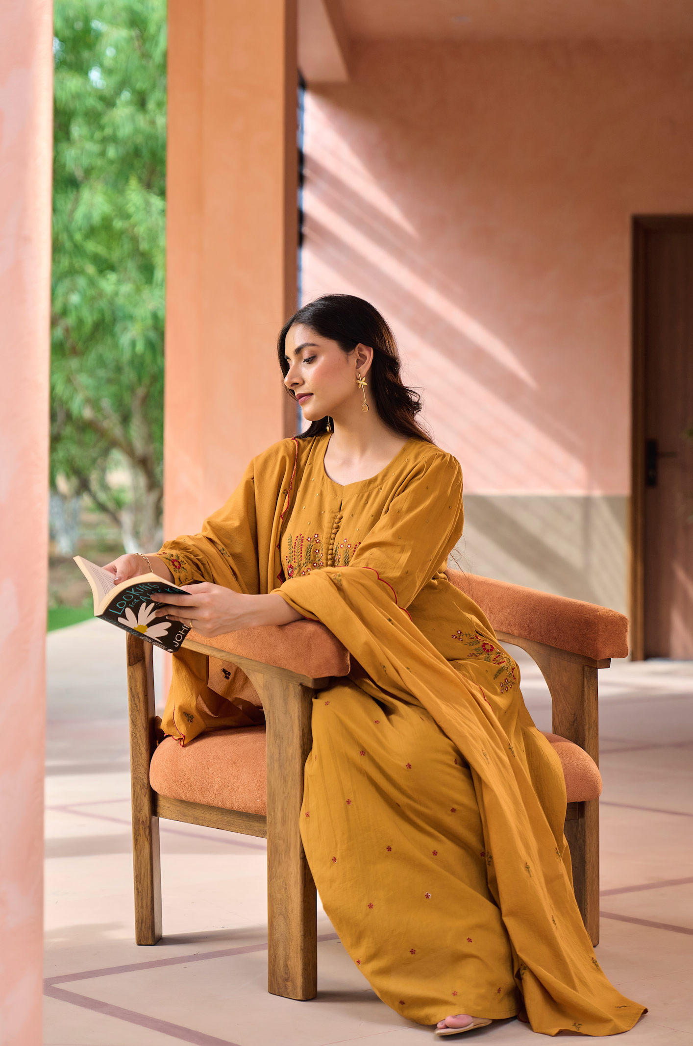 Warm Mustard Suit Set